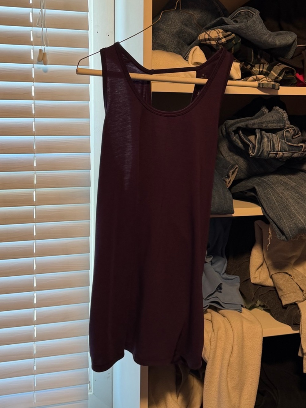 Athleta Sleeveless Tank Top in Plum